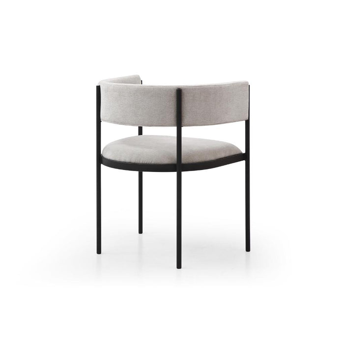 Whiteline Modern Envie Grey Dining Armchair (set of 2)