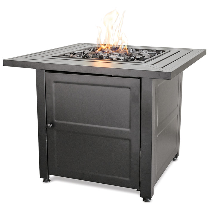 Outdoor Fire Pit Table Steel Mantel by Endless Summer Mr. Bar-B-Q