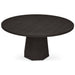 Urbia IE Series Oak Veneer Wood Kaia Round Dining Table