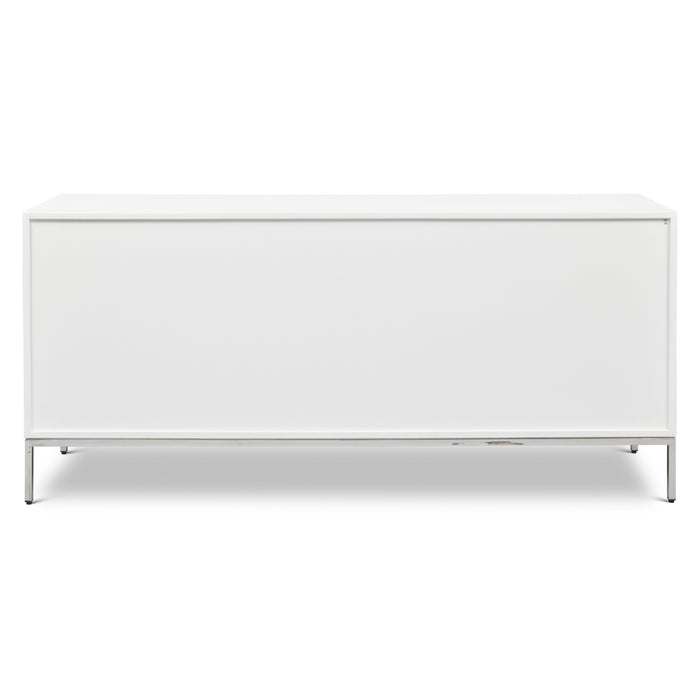 Urbia Modern Solid Wood White Maya Buffet Console