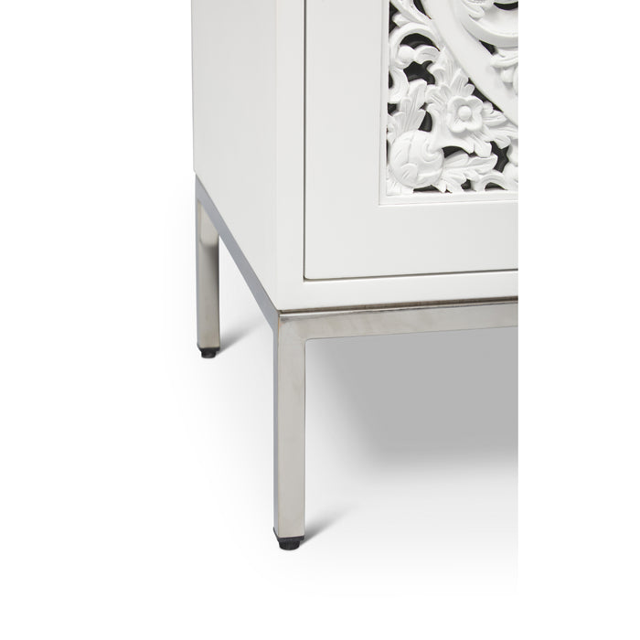 Urbia Modern Solid Wood White Maya Buffet Console