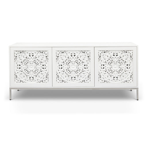 Urbia Modern Solid Wood White Maya Buffet Console