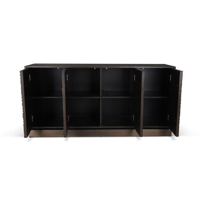 Urbia Modern Solid Wood Onda Buffet Console