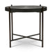 Urbia IE Series Modern Sanskrit End Table Stainless Steel Base