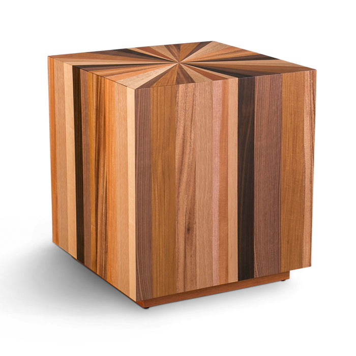 Urbia IE Series Square Mixed Wood Sun End Table