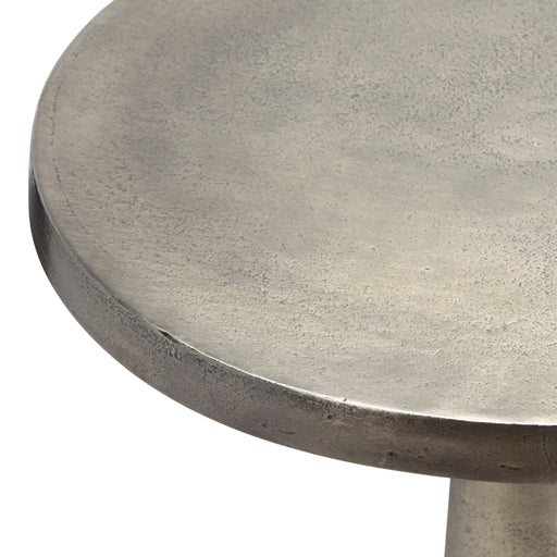 Urbia Elements Aluminum Clark End Table Antique Nickel