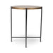 Urbia Elements Round Iron Navi End Table Aluminum Base