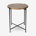 Urbia Elements Round Iron Navi End Table Aluminum Base