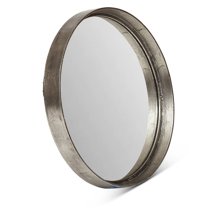 Urbia Elements Samar Aluminum Frame Round Mirror