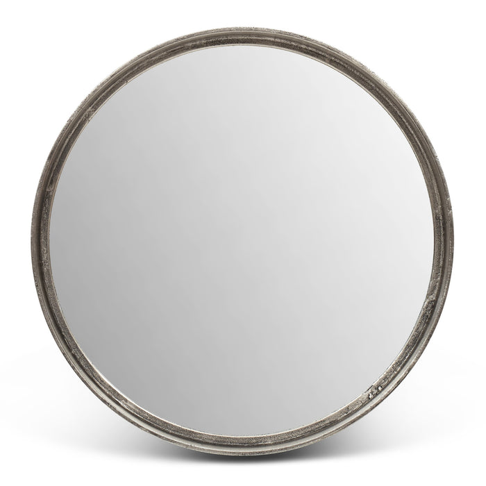 Urbia Elements Samar Aluminum Frame Round Mirror