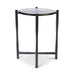 Urbia Elements Round Glass Shyla End Table Aluminum Base