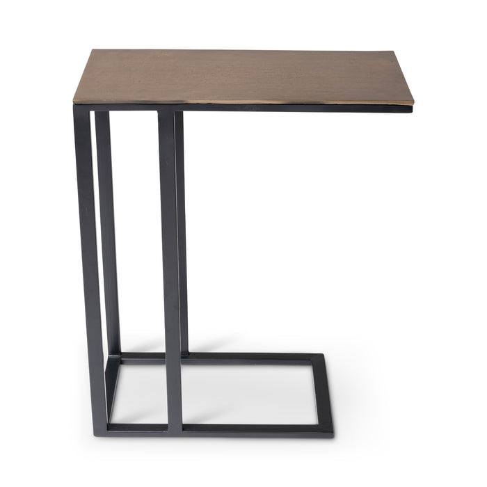 Urbia Elements Rectangular Concrete Tanu C-Table End Table