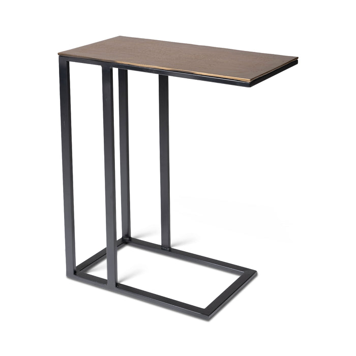 Urbia Elements Rectangular Concrete Tanu C-Table End Table