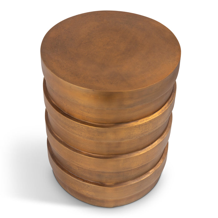 Urbia Modern Copper Turin Accent Stool IJ-TURIN-STL-VC