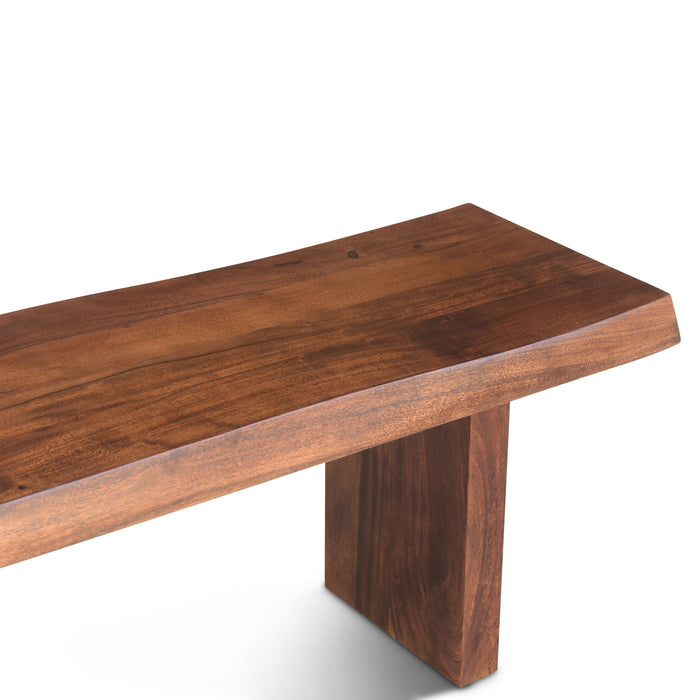 Urbia Modern Solid Wood Brooks Bench