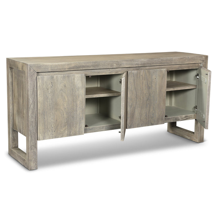 Urbia Mid Century Modern Solid Wood Brooks Buffet Console