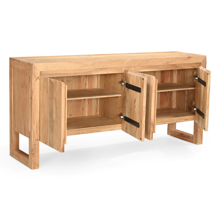 Urbia Mid Century Modern Solid Wood Brooks Buffet Console