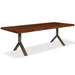 Urbia Brooks Large Wood Rectangle Dining Table Aluminum Y Base