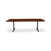 Urbia Brooks Americano Mid Century Wood Dining Table- Aluminum T Base