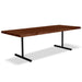 Urbia Brooks Americano Mid Century Wood Dining Table- Aluminum T Base