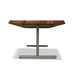 Urbia Brooks Americano Mid Century Wood Dining Table- Aluminum T Base