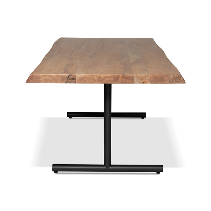 Urbia Brooks Teak Solid Wood Dining Table - Aluminum Base