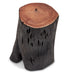 Urbia Modern Brook Solid Wood Stump Accent Stool