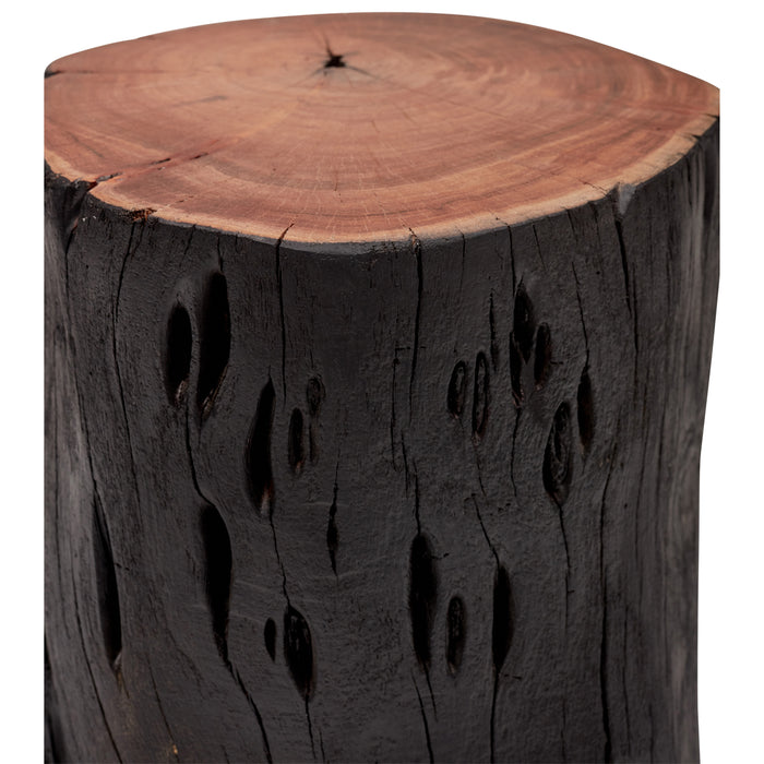 Urbia Modern Brook Solid Wood Stump Accent Stool