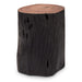 Urbia Modern Brook Solid Wood Stump Accent Stool