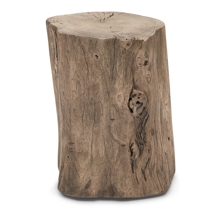 Urbia Modern Brook Solid Wood Stump Accent Stool