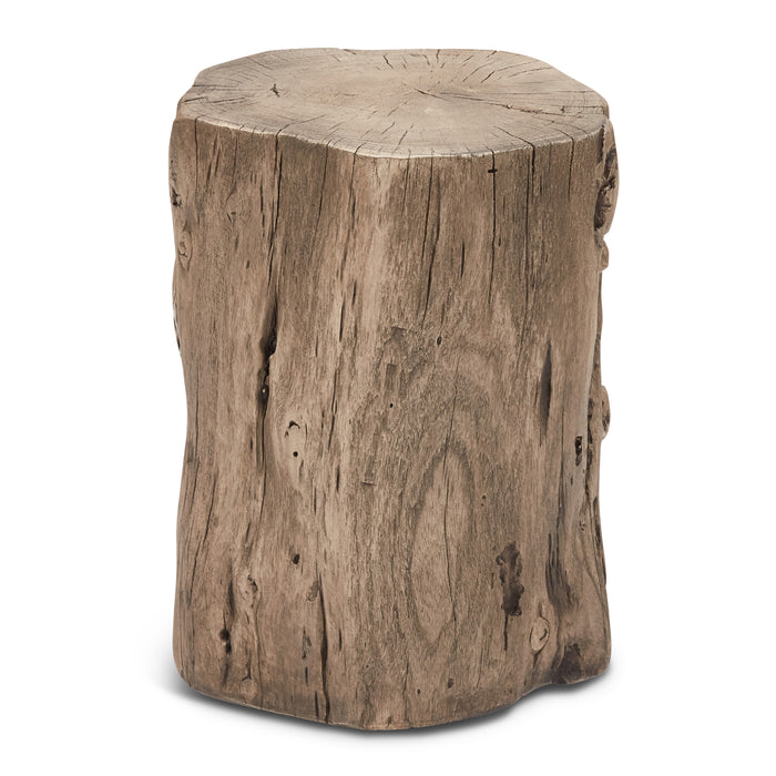 Urbia Modern Brook Solid Wood Stump Accent Stool