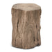 Urbia Modern Brook Solid Wood Stump Accent Stool