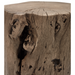 Urbia Modern Brook Solid Wood Stump Accent Stool