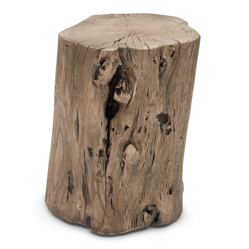 Urbia Modern Brook Solid Wood Stump Accent Stool