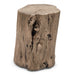 Urbia Modern Brook Solid Wood Stump Accent Stool