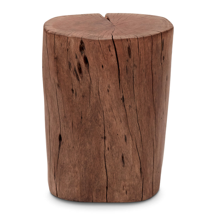 Urbia Modern Brook Solid Wood Stump Accent Stool