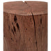 Urbia Modern Brook Solid Wood Stump Accent Stool