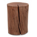 Urbia Modern Brook Solid Wood Stump Accent Stool