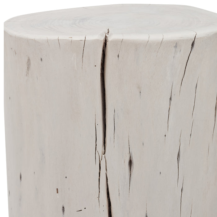 Urbia Modern Brook Solid Wood Stump Accent Stool