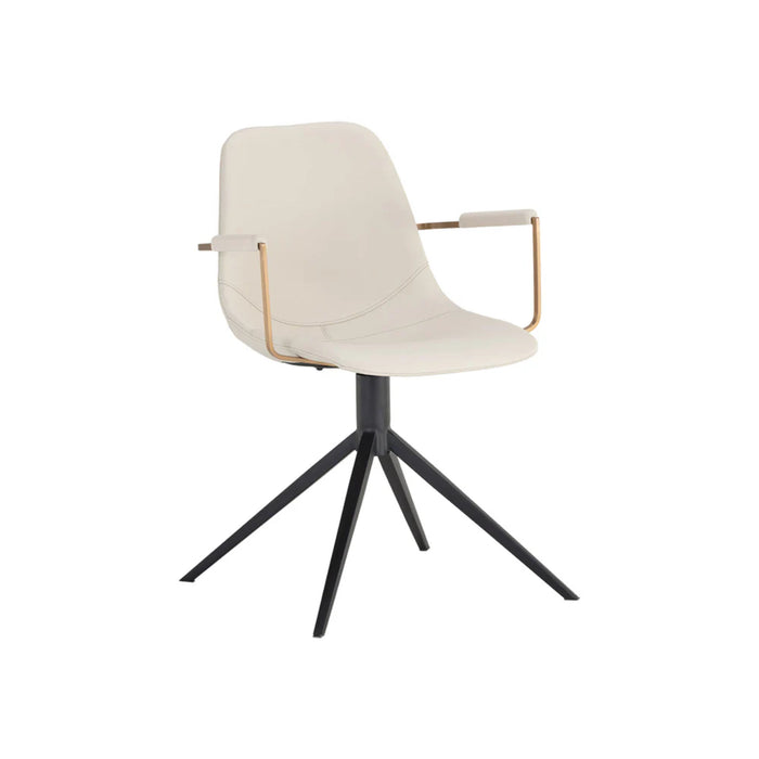 Sunpan Cassius Swivel Dining Armchair