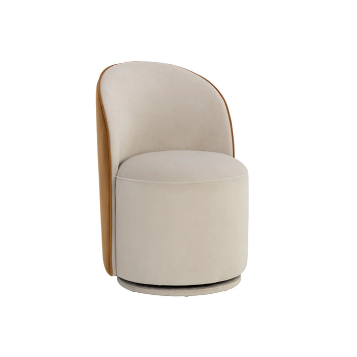 Sunpan Cavoli Swivel Dining Chair