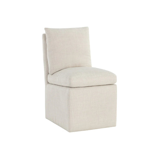 Sunpan Glenrose Wheeled Dining Chair