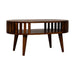 TableUps Ariella Chestnut Luxury Wood Coffee Table