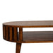 TableUps Ariella Chestnut Luxury Wood Coffee Table