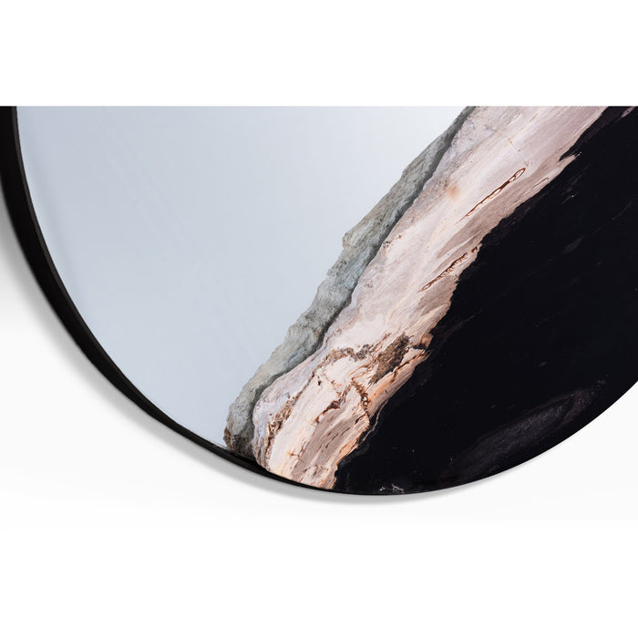 Urbia Relique Darby Wood Round Mirror