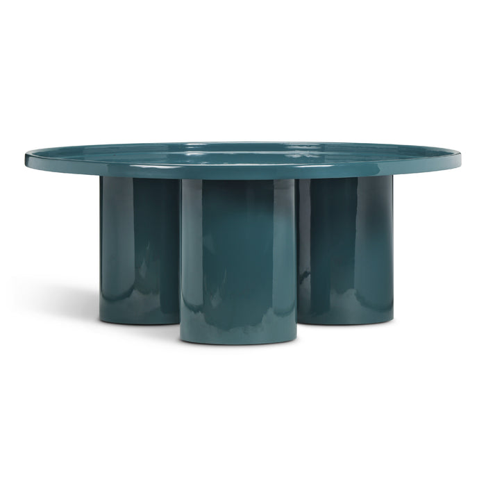 Urbia Eclat Sofia Iron Unique Shaped Enamel Coffee Table