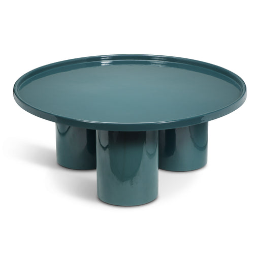 Urbia Eclat Sofia Iron Unique Shaped Enamel Coffee Table