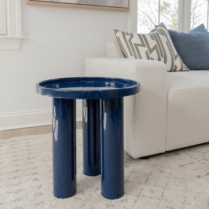 Urbia Eclat Sofia Iron Unique Shaped Enamel End Table