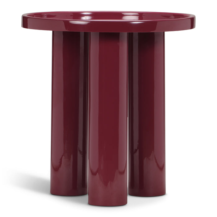 Urbia Eclat Sofia Iron Unique Shaped Enamel End Table