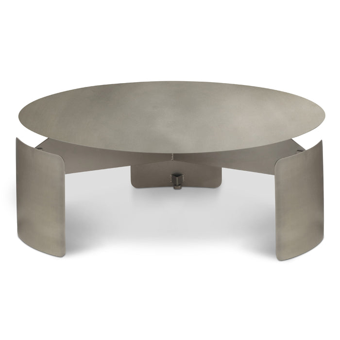 Urbia Senshi Unique Shaped Coffee Table Industrial Nickel